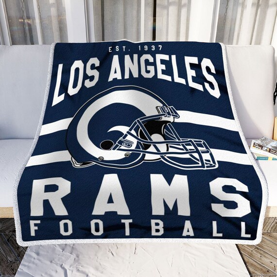 Los Angeles Rams Football Blanket Throw Blanket Couch Etsy