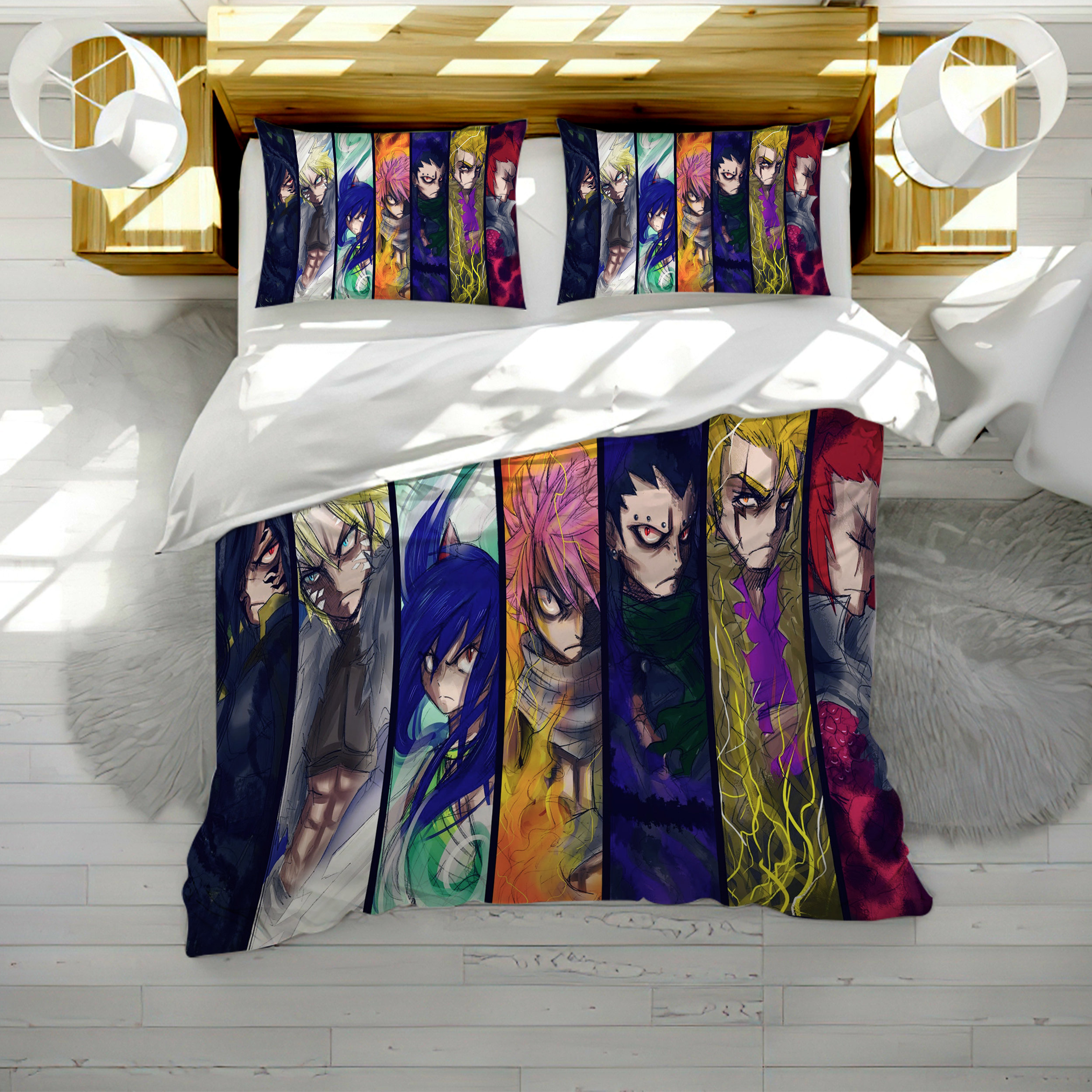 FAIRY TAIL Anime Bedding Set Duvet Covers Pillowcases Bed Set Etsy