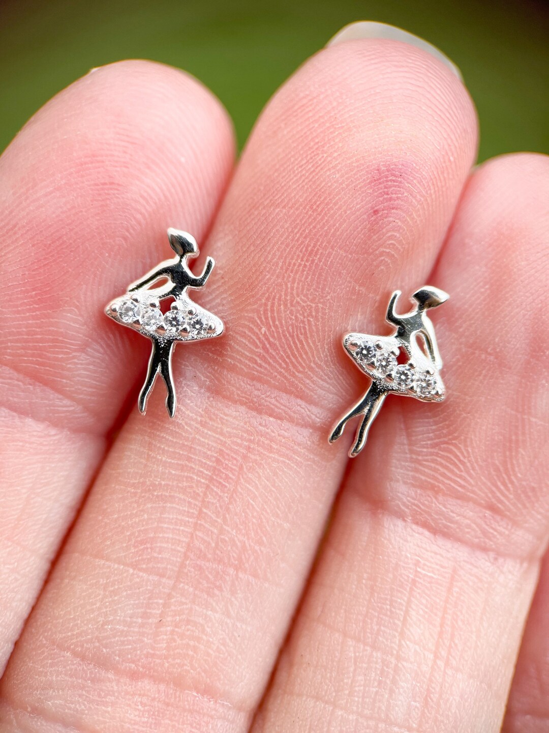 Dancer Earrings, Ballerina Stud Earrings, Ballet Jewelry, Gift for