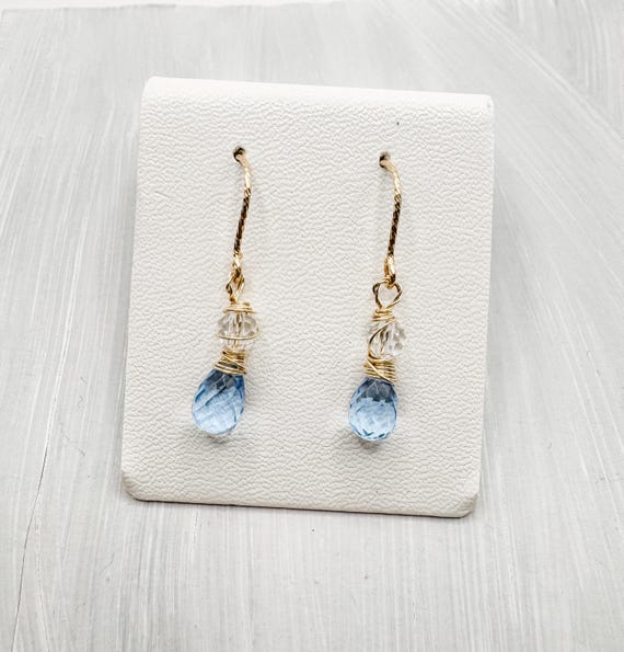 天然 スイスブルートパーズ ピアス レディース 14金 ホワイトゴールド 天然石 11月 誕生石 お守り 誕生日プレゼント 女性 アレルギー対応 ブランド 天然 スイスブルートパーズ ピアス レディース 14金 イエローゴールド