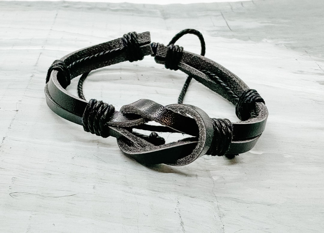 Wholesale Men Fashion British PU Leather Tie