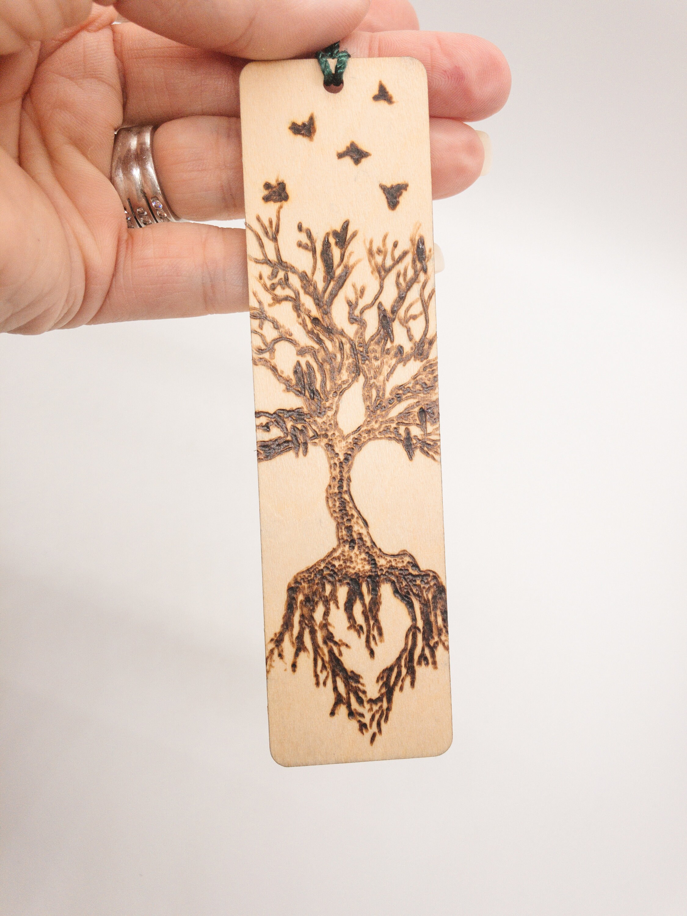 Wood Burned Bookmark bookmark gift gift for reader Handmade Etsy