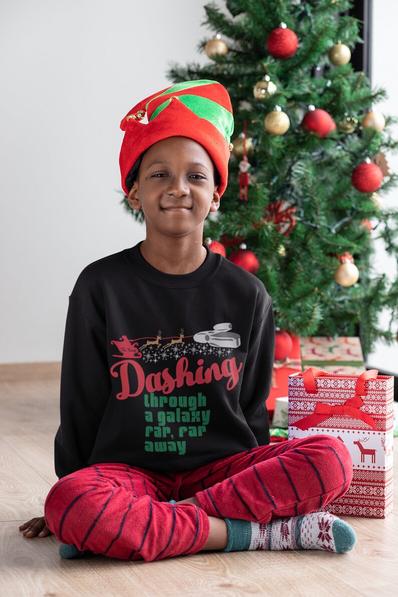Star Wars Weihnachten Shirt Kinder Urlaub Tops hässliche ...