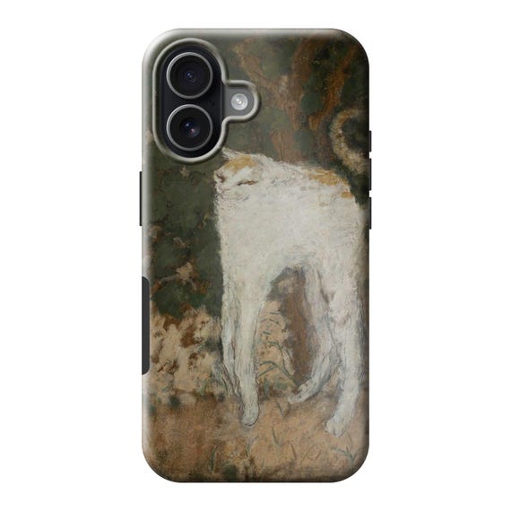 Bonnard Cat Art Tough Phone Case: Post-Impressionism Cover