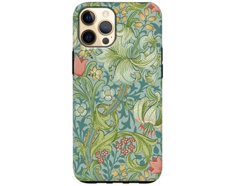 Funda para teléfono William Morris Golden Lily: estilo Arts & Crafts