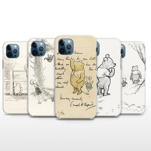 Shepard Phone Case Winnie The Pooh Cover for iPhone 8+, SE, Xr, 12, 13, 14 Pro, 15 Plus, 16 Pro Max and Google Pixel