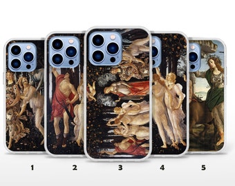 Primavera Phone Case Botticelli Cover for iPhone SE, Xs, Xr, 12, 13, 14 Pro, 15 Pro Max, Google Pixel, Huawei, HTC, Nokia, Sony & OnePlus