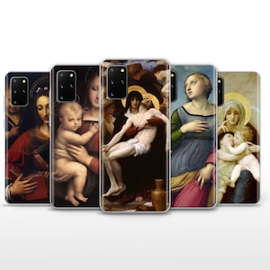 Saints Handyhülle Christlich Katholisch Cover für Samsung Galaxy S23, S24 Ultra, S25 Plus, S24 FE und A15, A35, A55