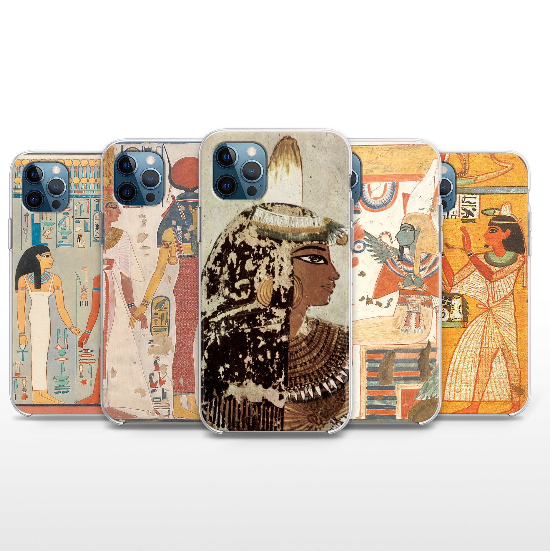 Iconic Egyptian Art Phone Case Pharaoh Cover for Iphone 8 Xs Etsy UK