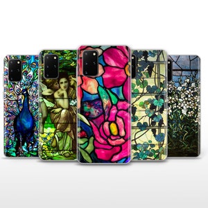Louis Tiffany Phone Case Crafts Cover voor Samsung Galaxy S23, S24 Ultra, S25 Plus, S24 FE en A15, A35, A55
