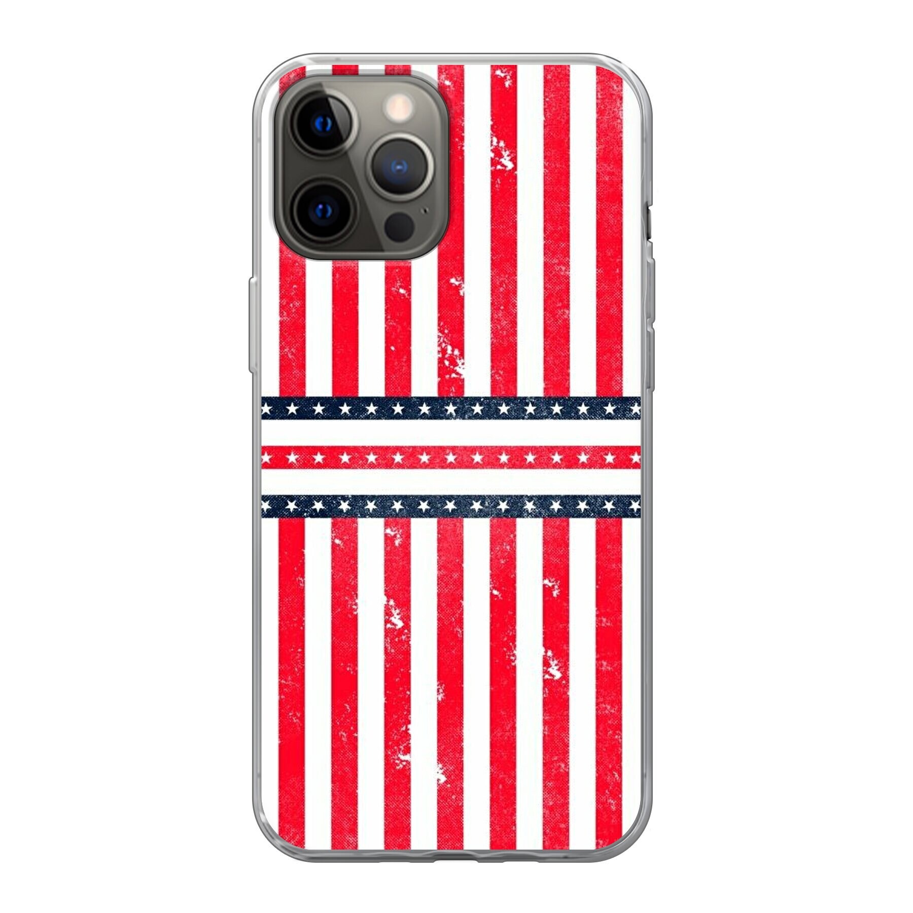 Americana Phone Case USA Flag Cover for iPhone 7 8 XS XR Etsy