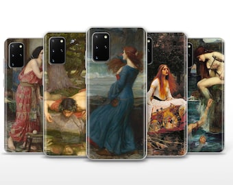 Romanticism Phone Case Waterhouse Cover for Samsung Galaxy S20, 5G, S21, S22 Ultra, S23 Plus, S24 FE 5G, Xiaomi Redmi, Mi Note, Mix