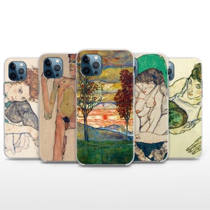 Egon Schiele Art Phone Case: Expressionism, Modern Art Cover
