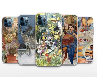 On Mushroom Hill iPhone Case and Samsung Case by Florence Anderson Fairy Tale Illustration Phone case