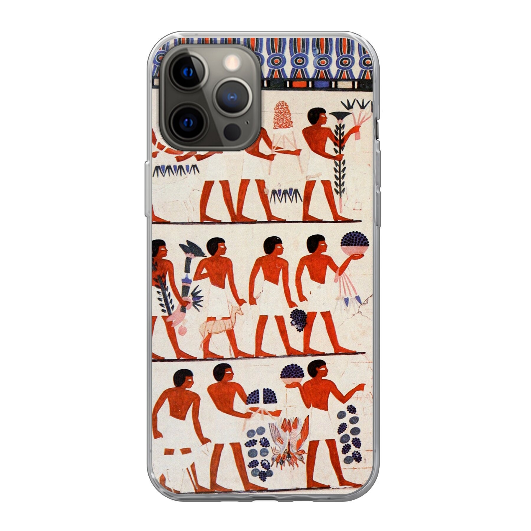 Iconic Egyptian Art Phone Case Pharaoh Cover for iPhone 8 Etsy