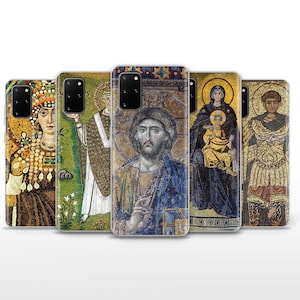 Orthodox Icon Phone Case: Christian Art Cover for Samsung Galaxy