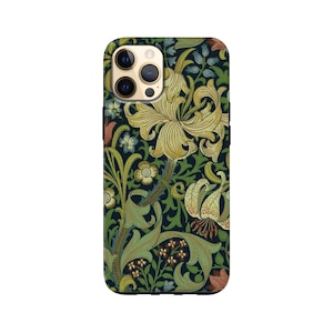William Morris Golden Lily Phone Case: Arts & Crafts Art Nouveau Cover