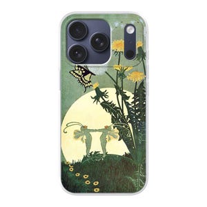 Art Nouveau Phone Case: Fairytale Walker Illustration, iPhone, Pixel