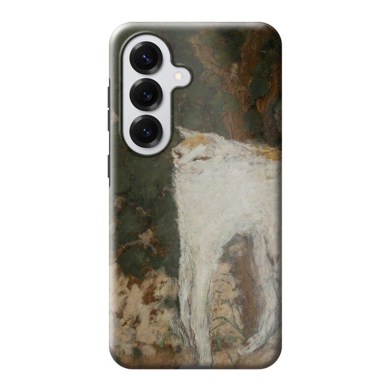 Funda resistente para teléfono Bonnard Cat Art: diseño postimpresionista imagen 2
