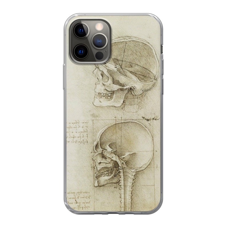 Da Vinci Phone Case Anatomy Cover for iPhone SE, Xs, Xr, 11, 13 Mini, 14 Pro, 15 Pro Max, Google, Huawei, HTC, Nokia, Sony & OnePlus 5