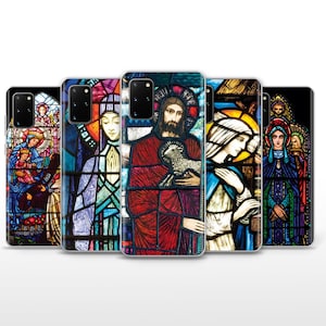 Stained Glass Christian Phone Case: Religious Catholic Cover