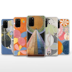Hilma af Klint Phone Case Abstract Cover for Samsung Galaxy S23, S24 Ultra, S25 Plus, S24 FE and A15, A35, A55