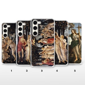 Botticelli Primavera Phone Case: Samsung Galaxy Soft TPU Cover
