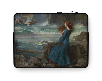 Luxury MacBook Air Waterhouse Case, The Tempest Art Premium Laptop MacBook Pro Sleeve, Laptop Painting Cover 13 inches, 15 inches Case