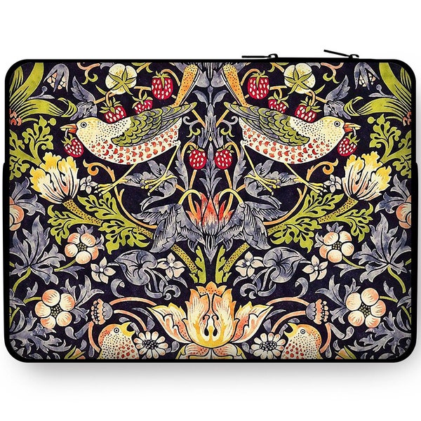 Luxury Macbook Air William Morris Case, Arts Crafts Premium Laptop Macbook Pro Sleeve, MaBook Air Painting Cover 13 inches, 15 inches Case