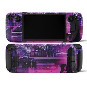 Valve Steam Deck Skin Art Anime Steam Deck OLED Skin Portable Console Decal Game Console Wrap Sticker Controller Skin Premium Vinyl