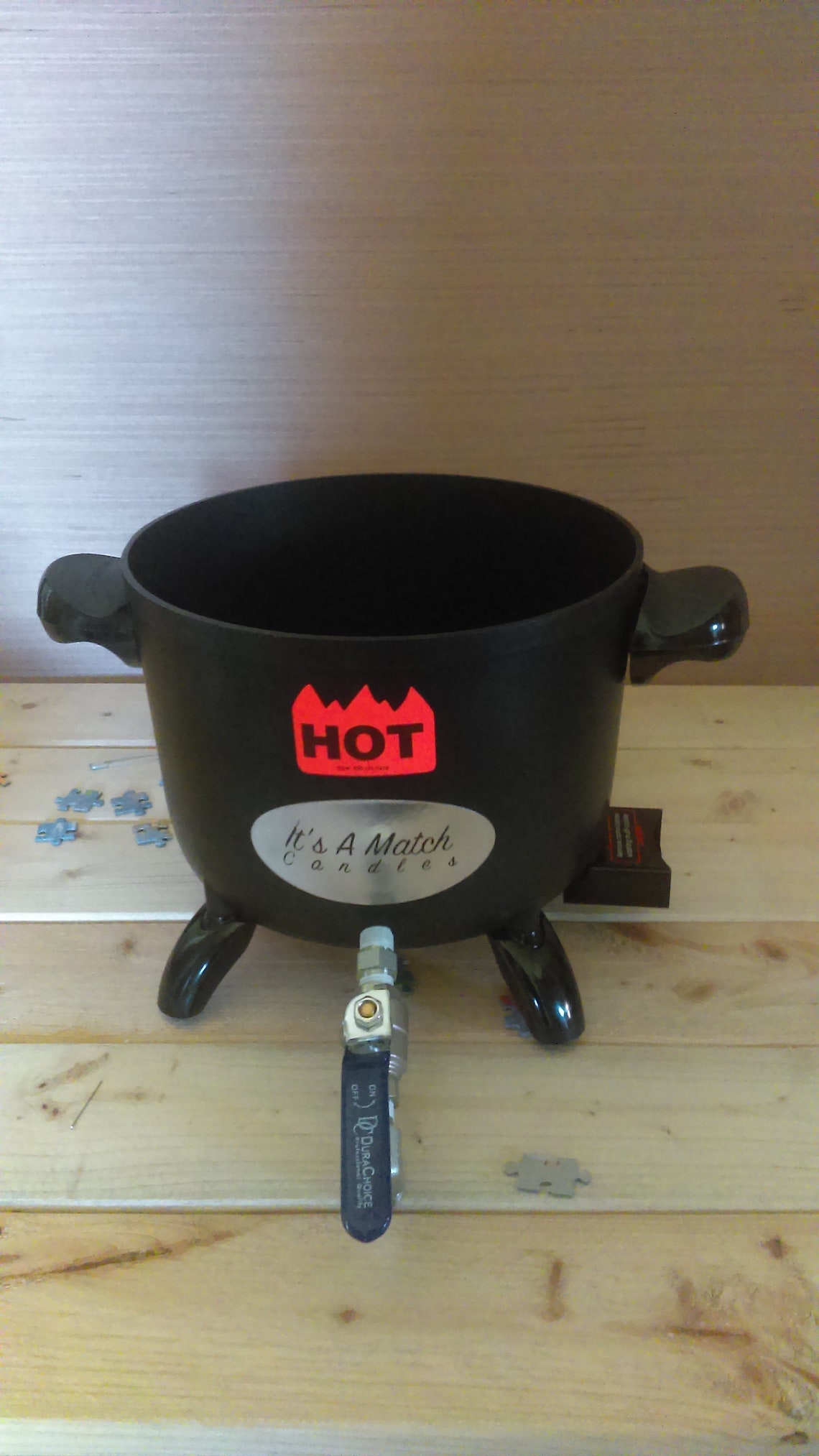 Electric candle wax melting pot Etsy