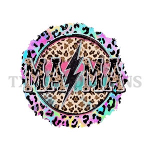 Neon Cheetah Mama PNG, Rayo Mama PNG, Neon Cheetah PNG, Archivo digital