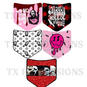 Halloween Pockets Digital Card Stock, Digital Files,