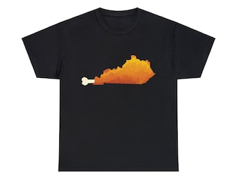 Kentucky Fried uniseks zwaar katoenen T-shirt