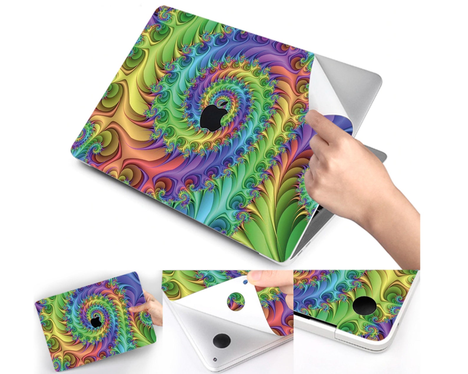 Psychedelic Art MacBook Air 13 M1 2020 Skin Colorful MacBook | Etsy