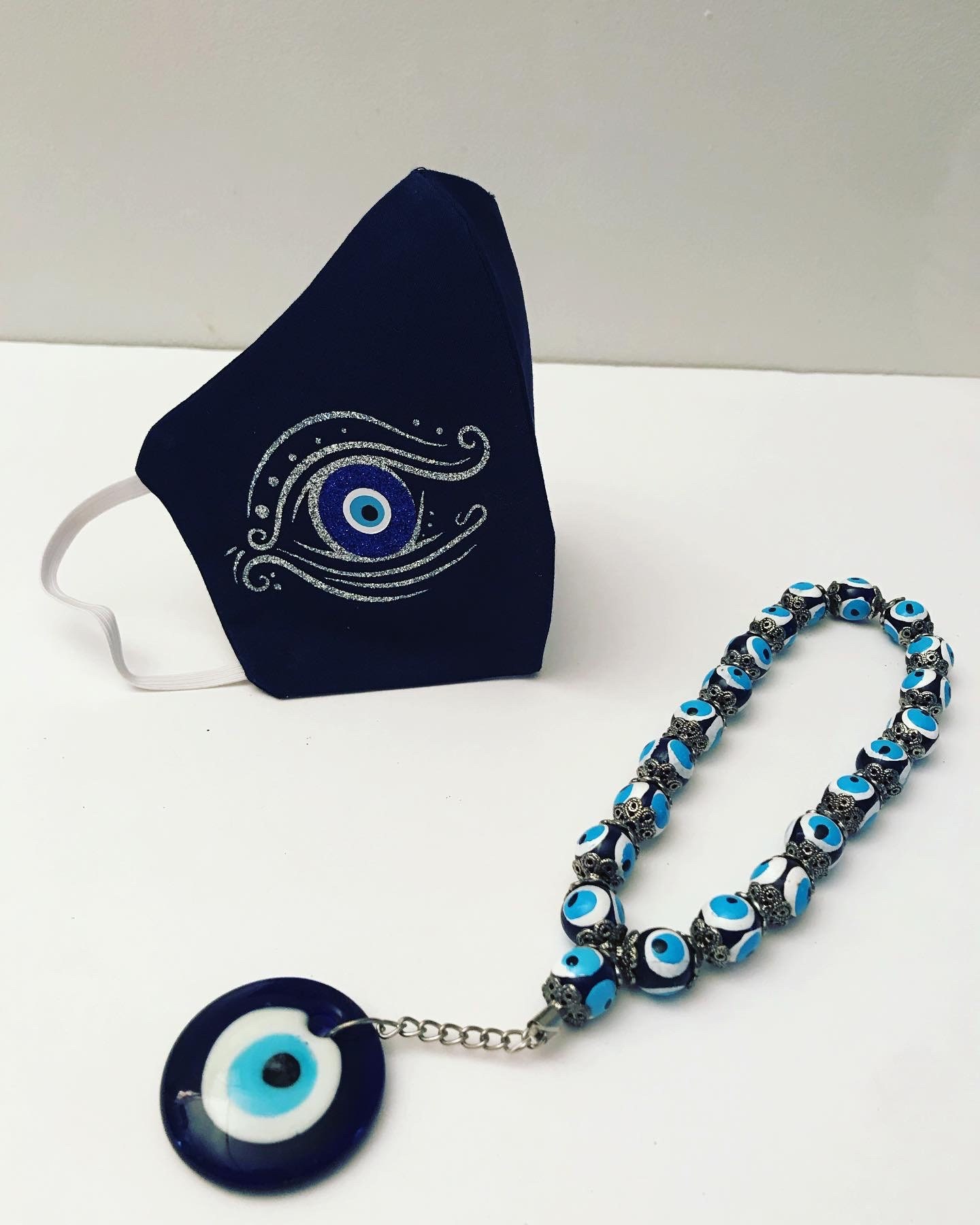 Custom Middle Eastern Hand Sewn Evil Eye Mask 100 cotton Etsy