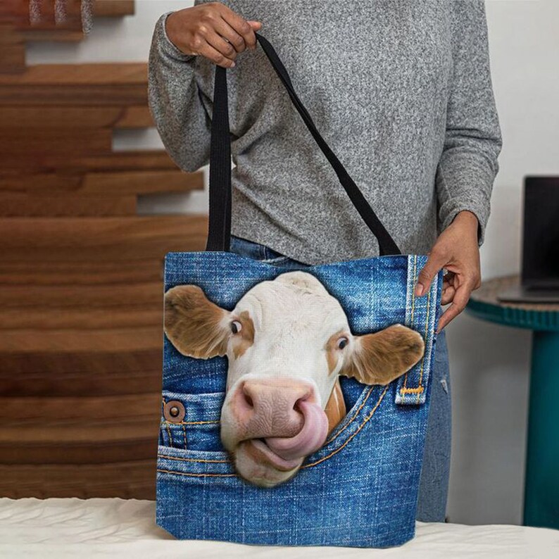 Canvas Totes Canvas Tote Bags Clear Tote Tags Canvas Bags Custom Tote Bags Cow Tounge Faux Jean Tote Bags Personalized Tote