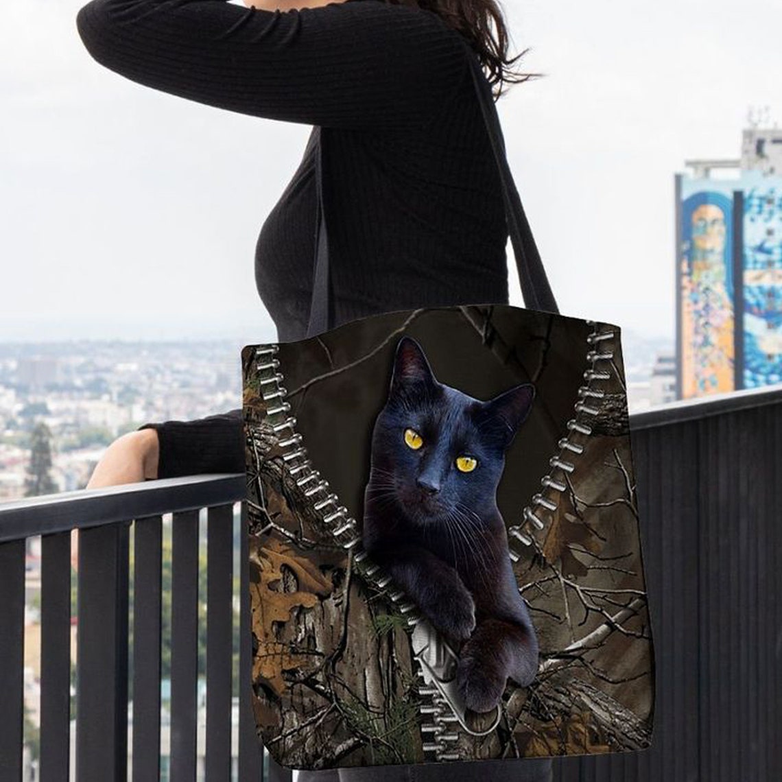 Cat kitten Tote Bag Tote Bag purse handbag shoulder bag Etsy