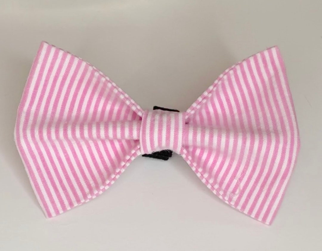 Beverly Bow Bloomer - White w/ Pink Seer Tie