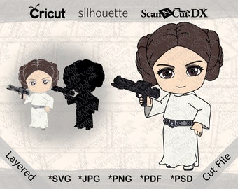 Free Free 264 Cartoon Princess Leia Svg SVG PNG EPS DXF File