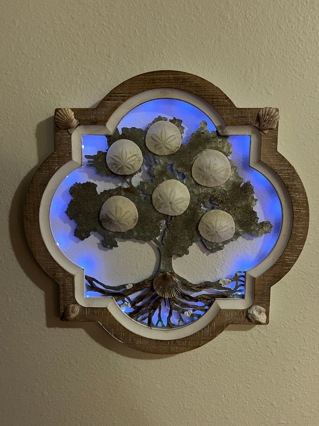 Sand Dollar Tree of Life Etsy