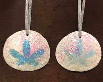 Sand dollar Christmas ornaments