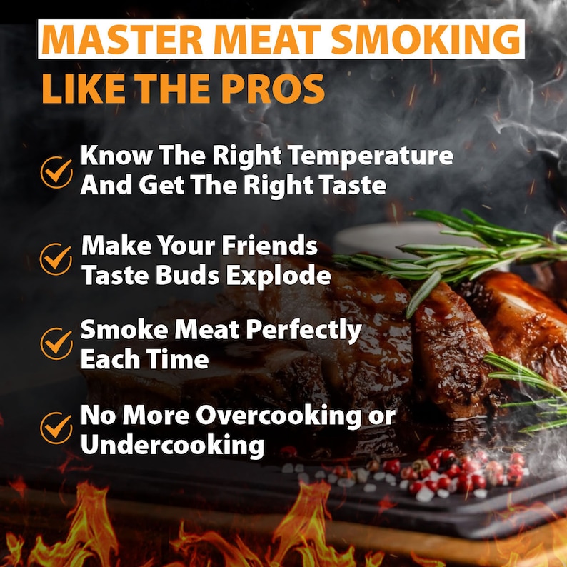 Best Improved Version BBQ Gift Meat Smoking Guide 46 Meats