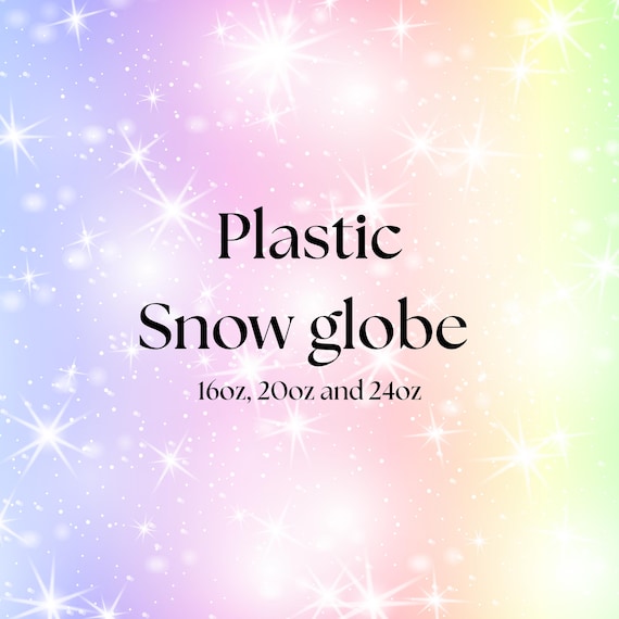 Plastic Snow Globe