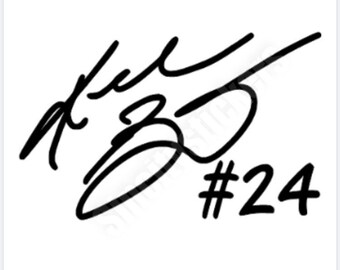 kobe bryant real autograph