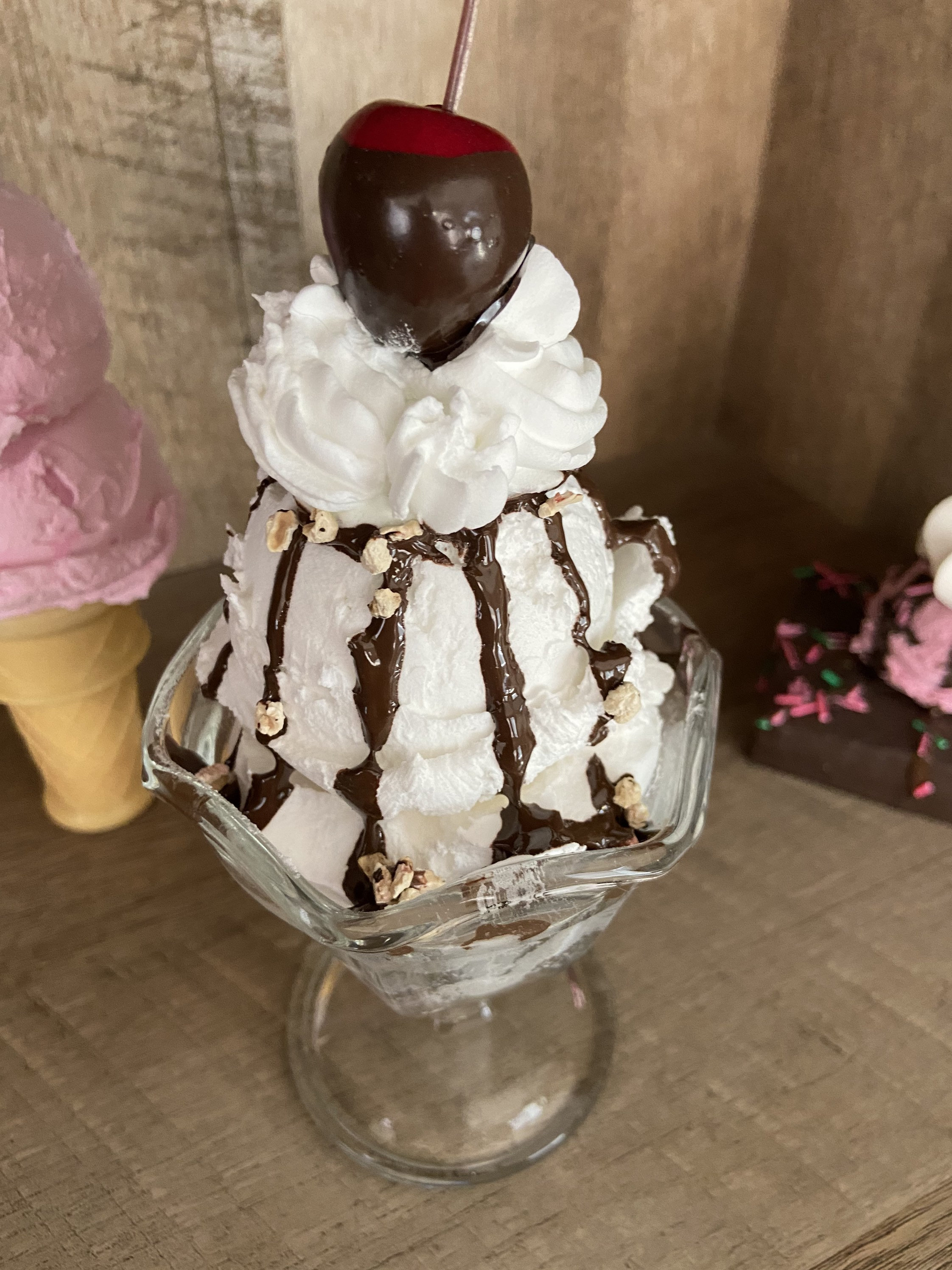 Fake Chocolate Sundae - Etsy