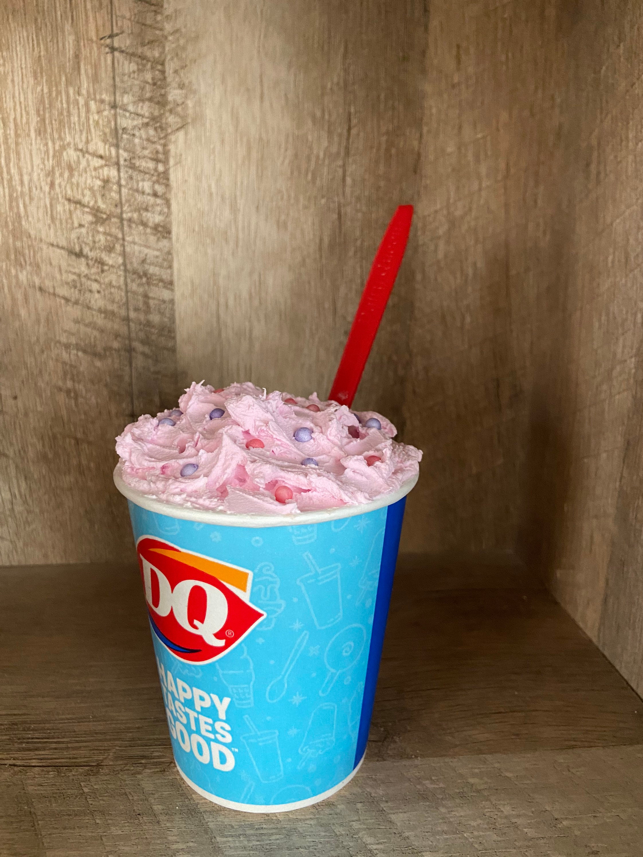 Faux Dairy Queen Cotton Candy Blizzard Etsy