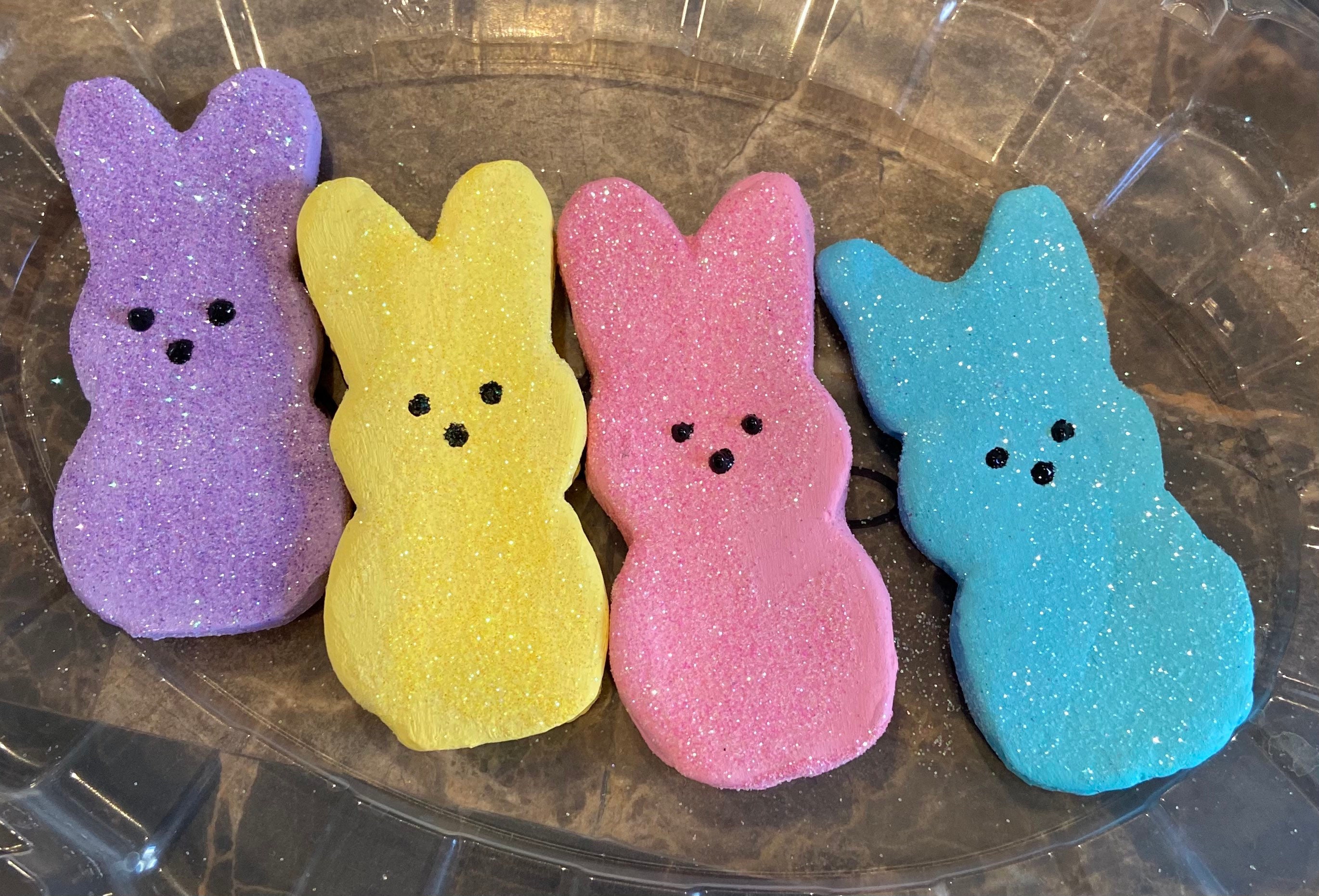 Faux Marshmallow Peeps Set of 4 Etsy.de