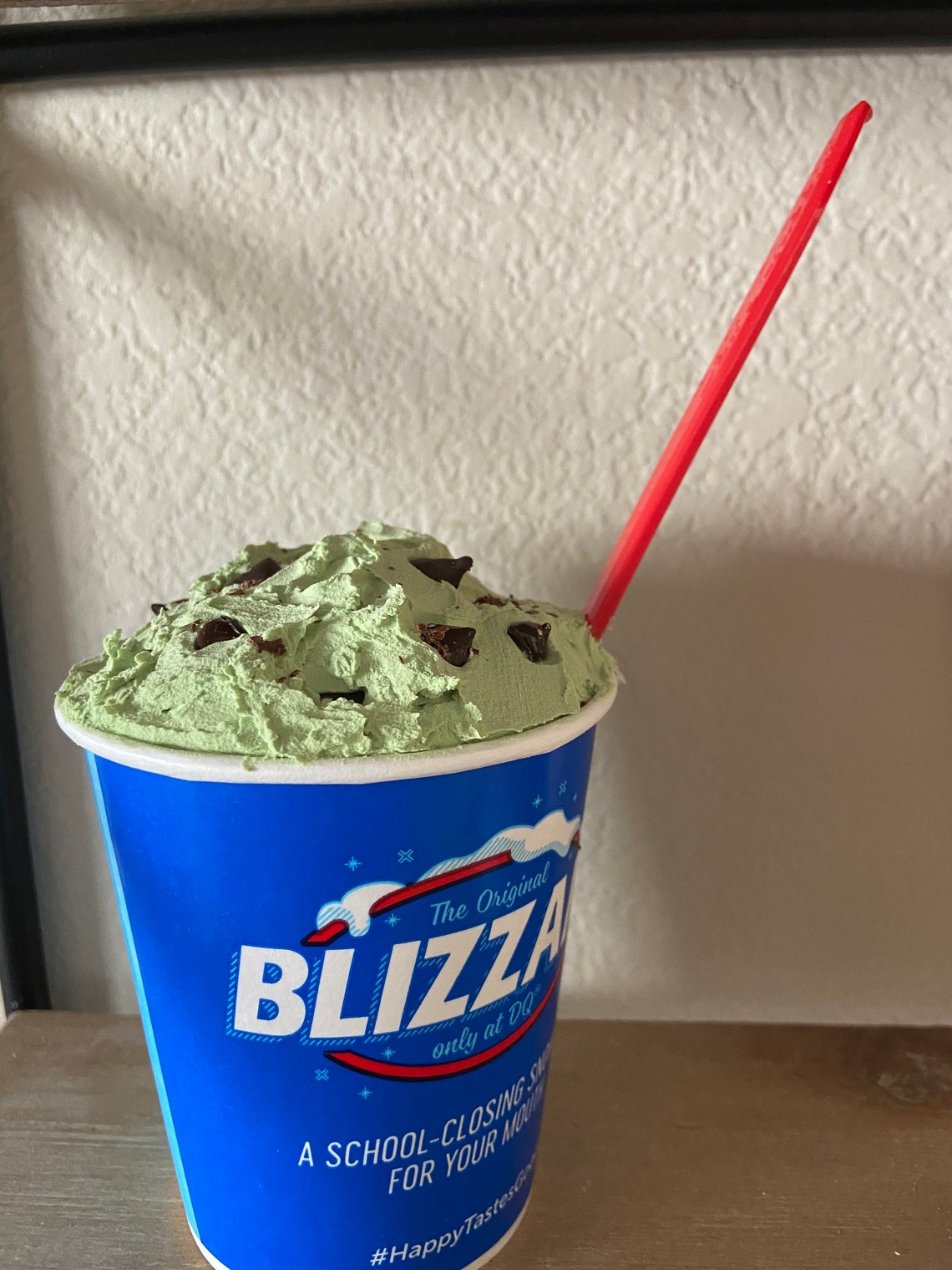 Faux Dairy Queen Mint Chocolate Chip Blizzard Etsy UK