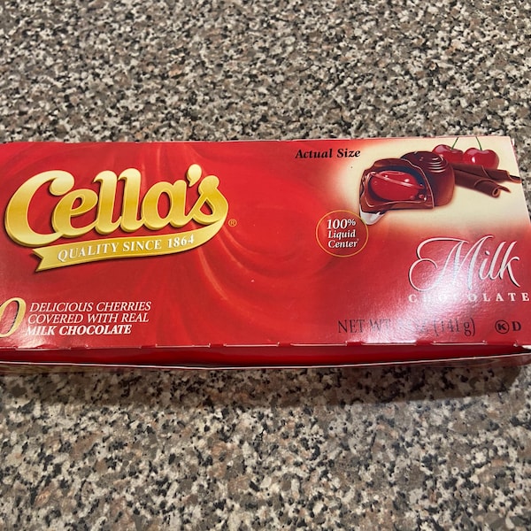 Faux Chocolate Covered Cherries In A Box